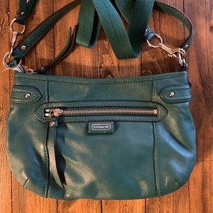 Green Coach Crossbody Bag